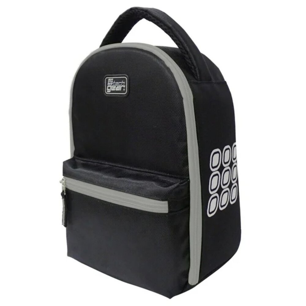 NEW Tech Gear Locker Style Lunch Box | Black